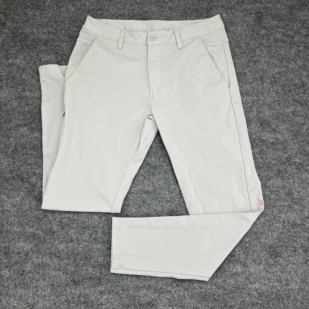 BYLT Pants Mens Medium Gray Everyday Pants 2.0 Performance Tapered Stretch
